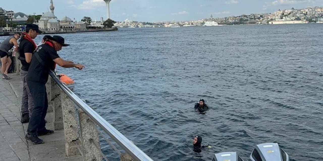 İstanbul'da denize düşen iki kişinin kimlikleri belli oldu