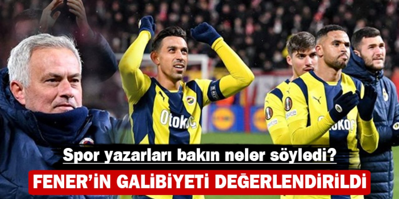 Fener'in Prag galibiyetini yorumcular değerlendirdi