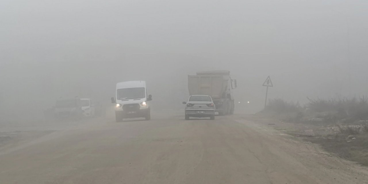 Bursa'da yoğun sis hayatı olumsuz etkiliyor