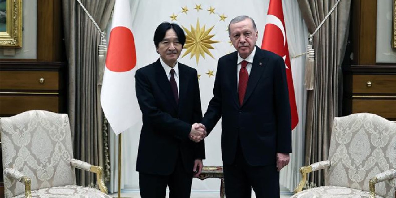 CB Erdoğan, Japonya Veliaht Prensi Fumihito ile bir araya geldi