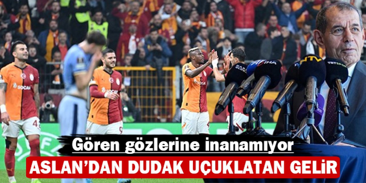 Aslan'dan dudak uçuklatan gelir: Gören gözlerine inanamıyor