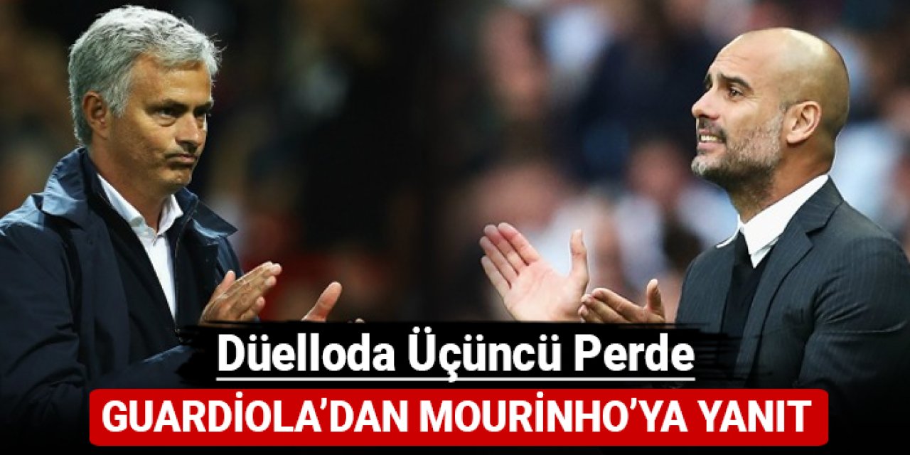 Düelloda üçüncü perde: Guardiola'dan Mourinho'ya işaretli yanıt!