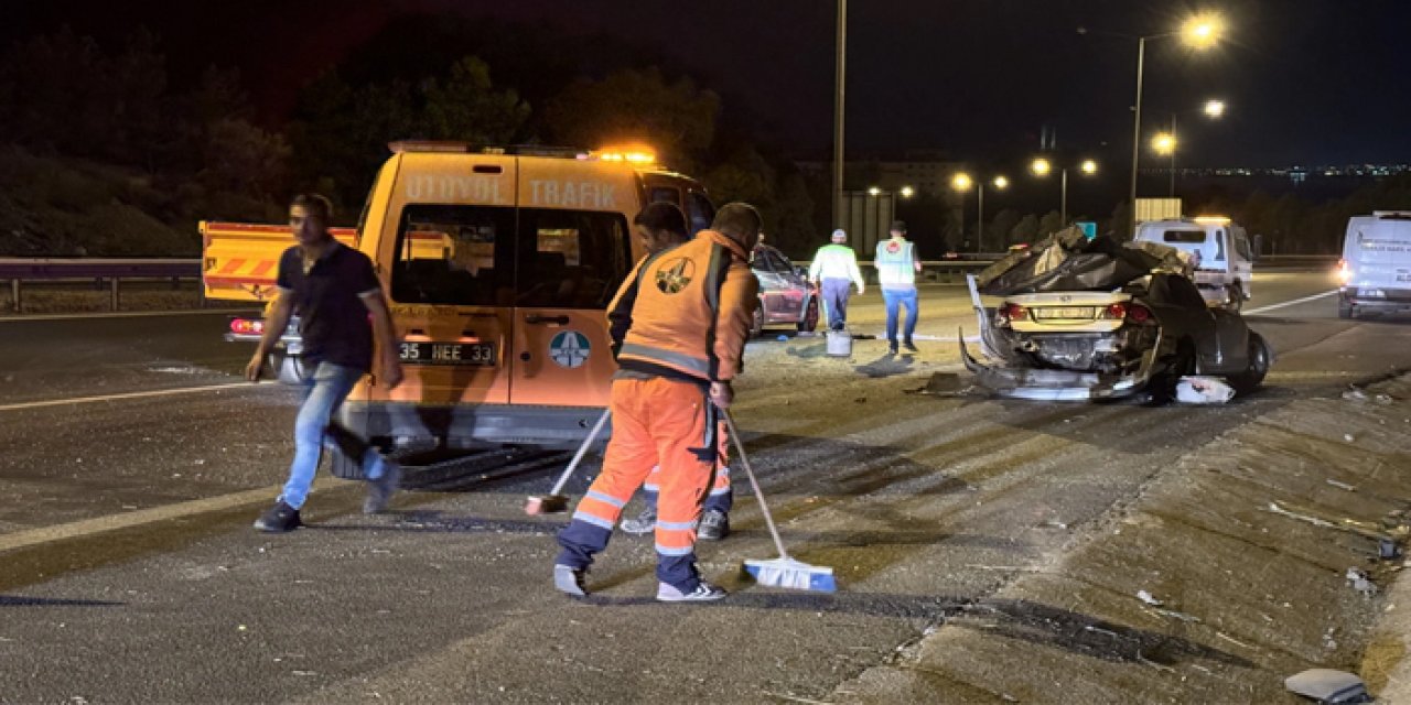 İzmir'de korkunç kaza! Sürücü yaşamını yitirdi