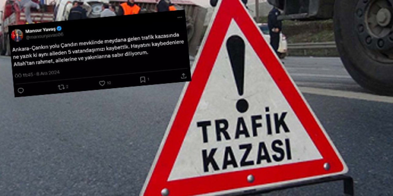 Ankara'da aileyi yok eden kaza: 5 kişi vefat etti