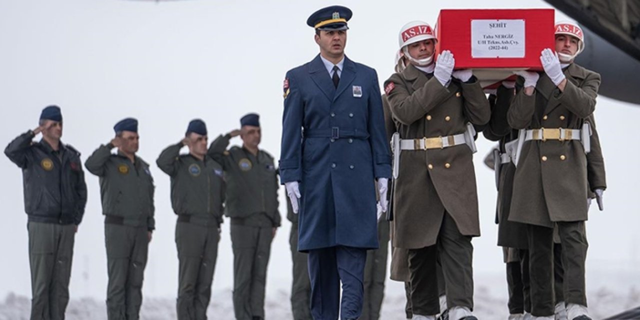 Şehit Astsubay Taha Nergiz memleketinde ebediyete uğurlandı