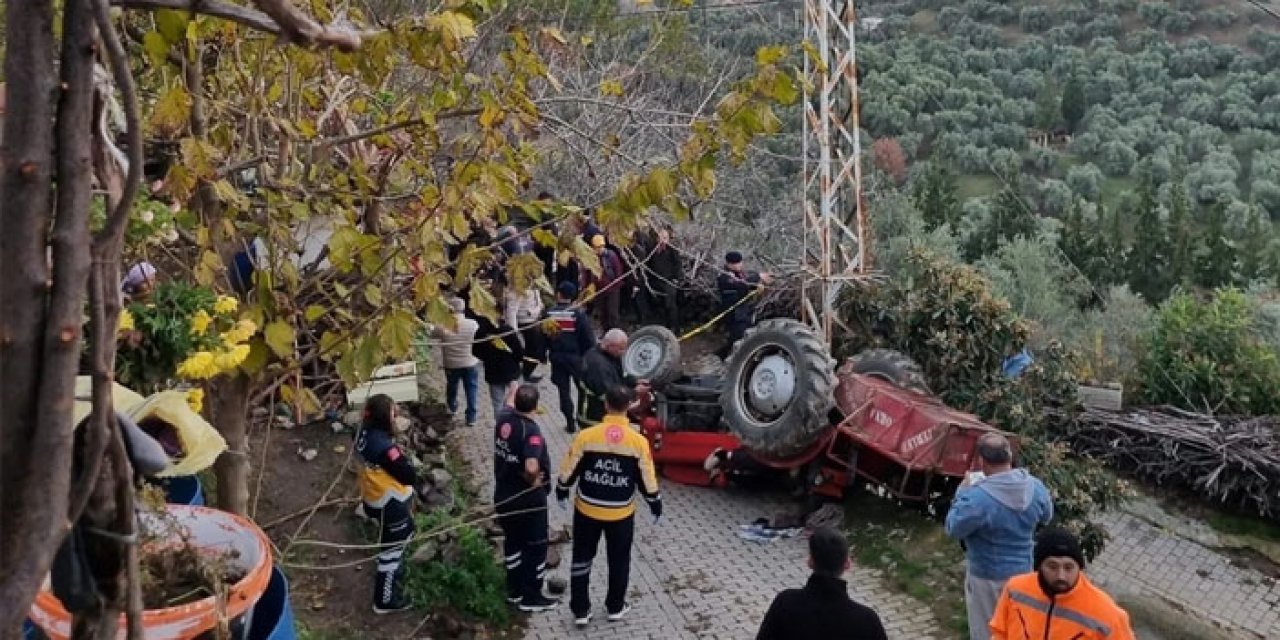 Zeytin Hasadı Dönüşü Acıya Döndü: Çiftçi Traktör Altında Can Verdi