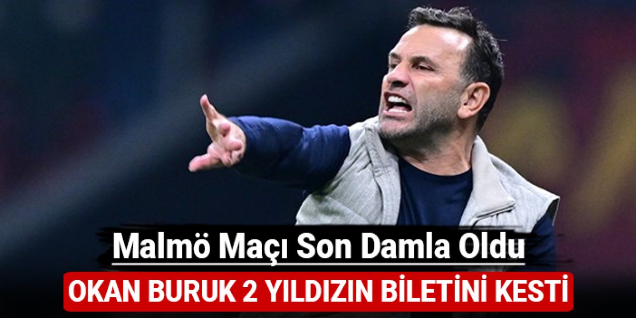 Galatasaray'da 2 yıldız krizi: Okan Buruk biletlerini kesti