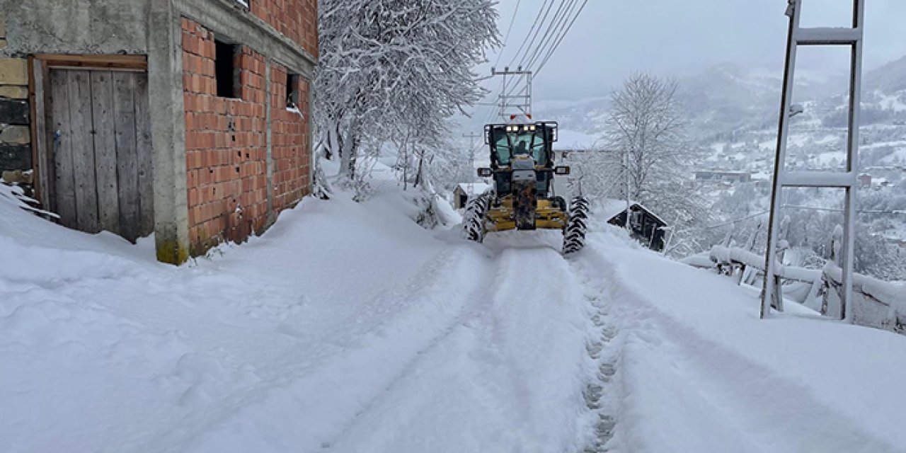 Doğu Karadeniz'de onlarca köye ulaşım kapandı