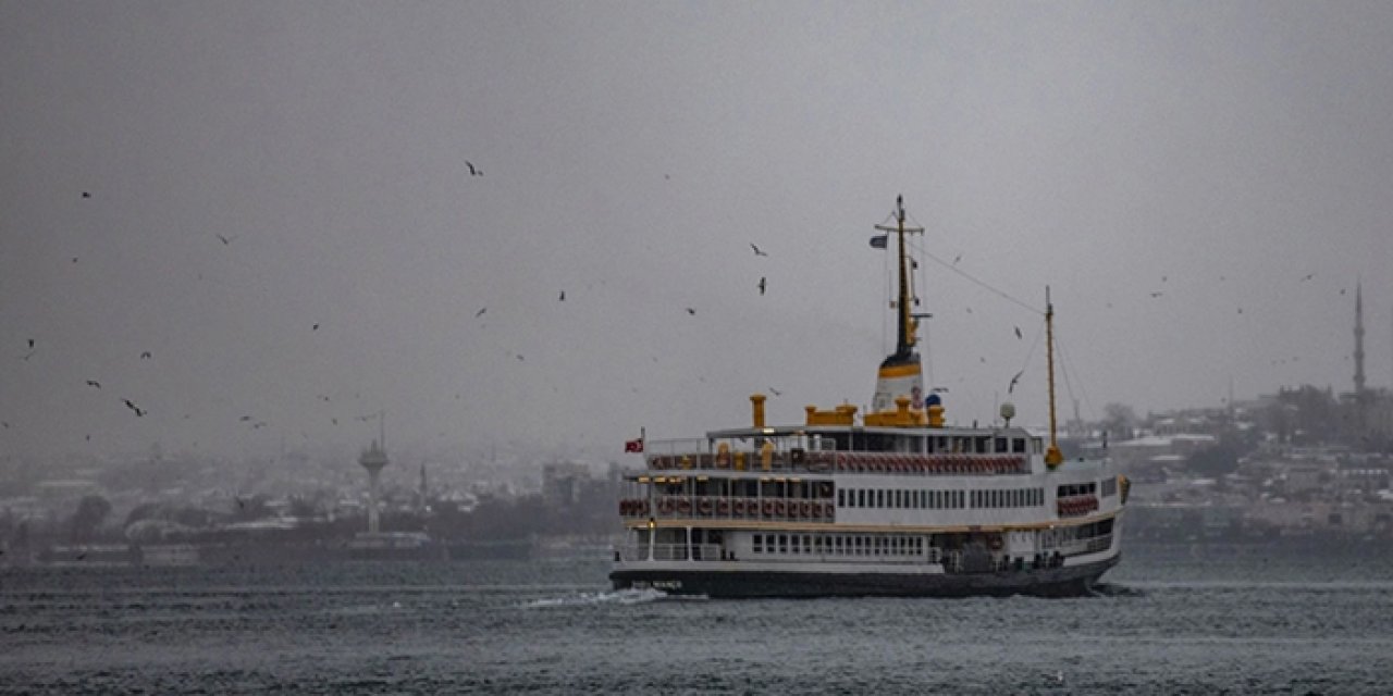 İstanbul'da vapur seferleri iptal edildi