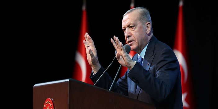 Erdoğan: Millet olarak ufkumuzu 782 bin kilometrekareyle sınırlandıramayız