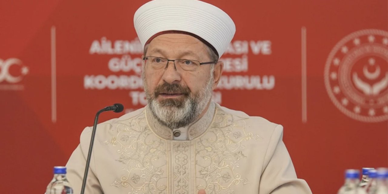 Ali Erbaş: Aile kurumunun zamanın risklerine karşı korunması önem arz etmektedir