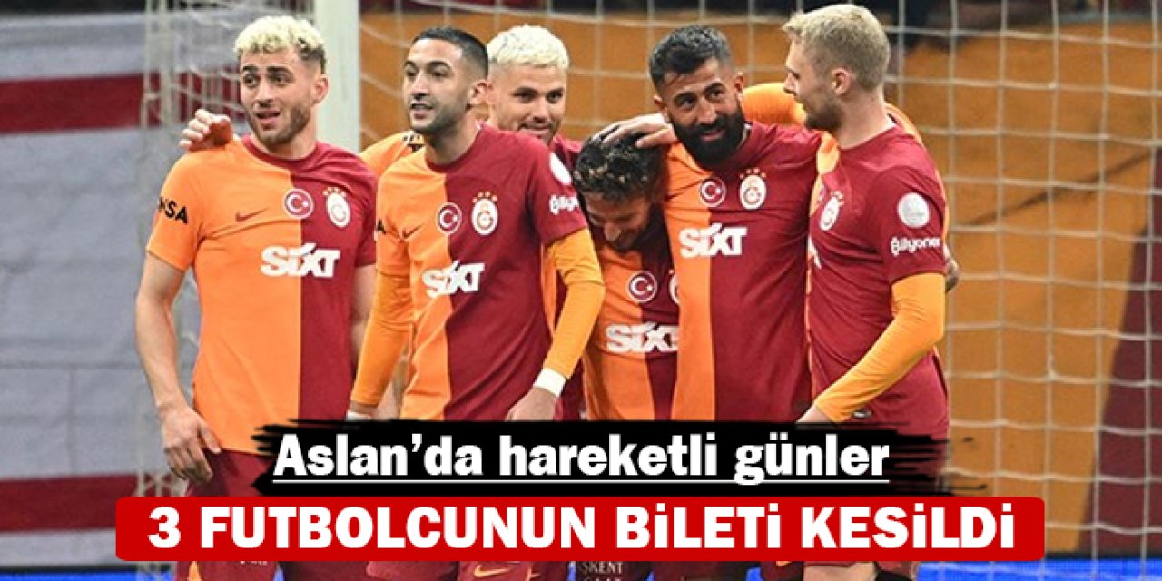 Galatasaray'da transfer hareketliliği: O 3 isim ile yollar ayrılıyor