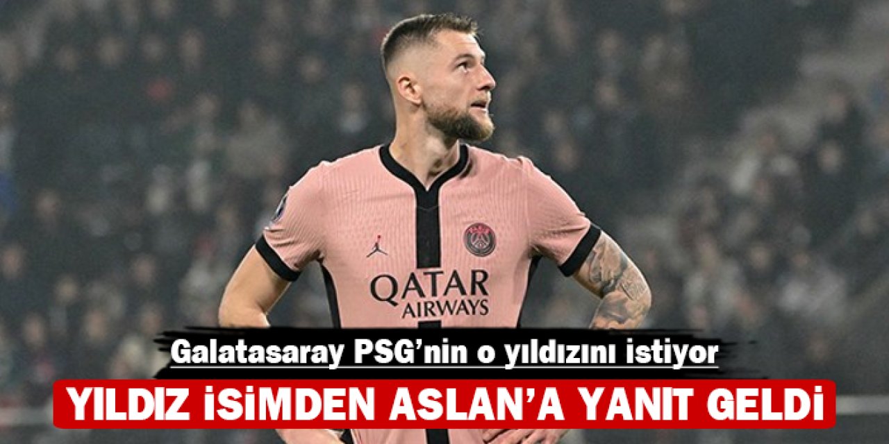 Galatasaray PSG'nin o yıldızını istiyor: Yıldız isimden Aslan'a yanıt geldi