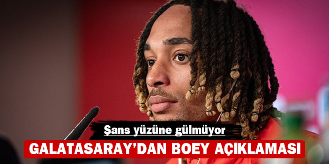 Galatasaray’dan Sacha Boey açıklaması: “Sakatlıkları şanssızlık”