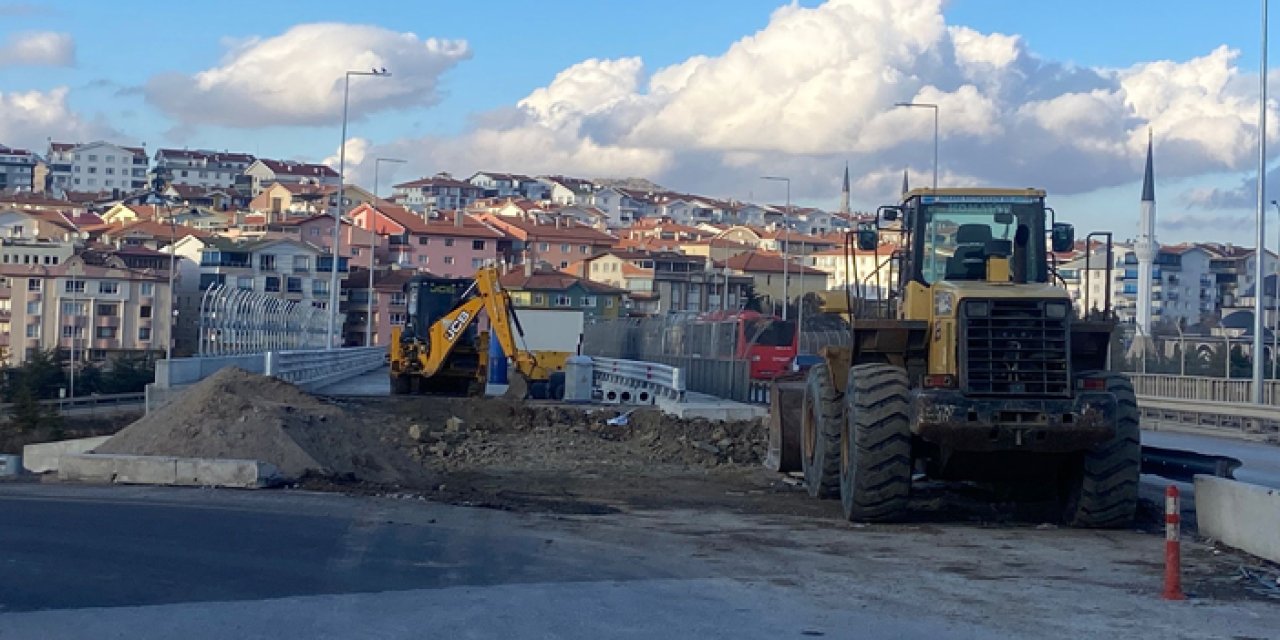 Mamak'taki köprü onarımında vatandaşın mağduriyeti giderildi