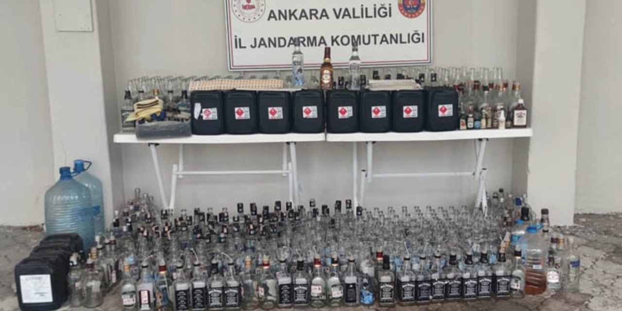 Ankara'da yılbaşı öncesi kaçak alkol ve tütün operasyonu