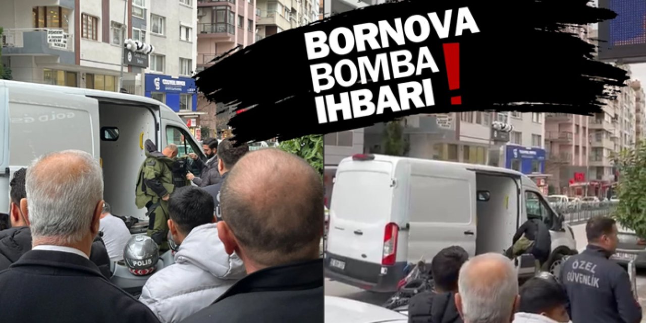 Bornova’da Alarm: Ziraat Bankası Şubesine Bomba İhbarı!