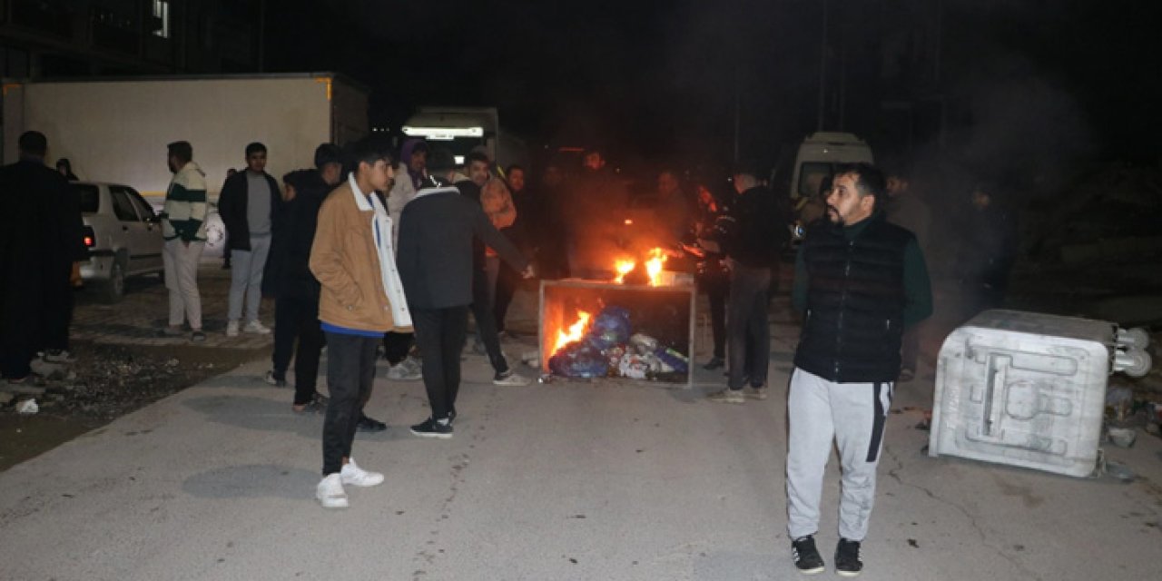 Şanlıurfa'da mahalle sakinleri sokağa çıktı