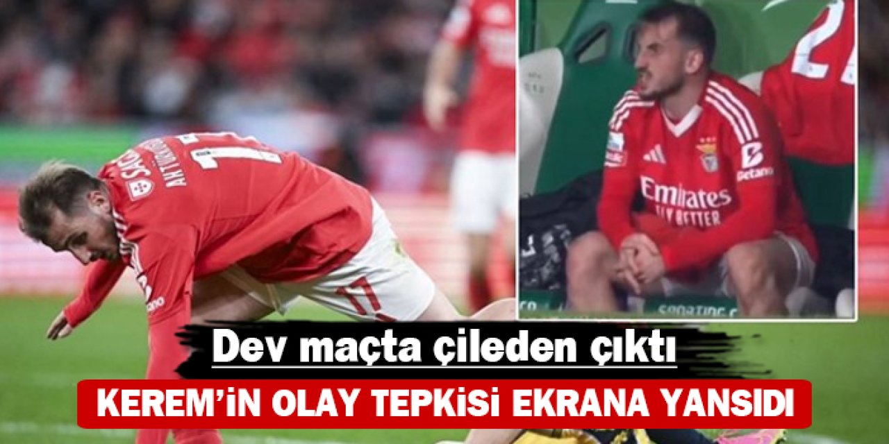 Benfica liderliği Sporting'e kaptırdı: Kerem Aktürkoğlu'nun tepkileri konuşuluyor