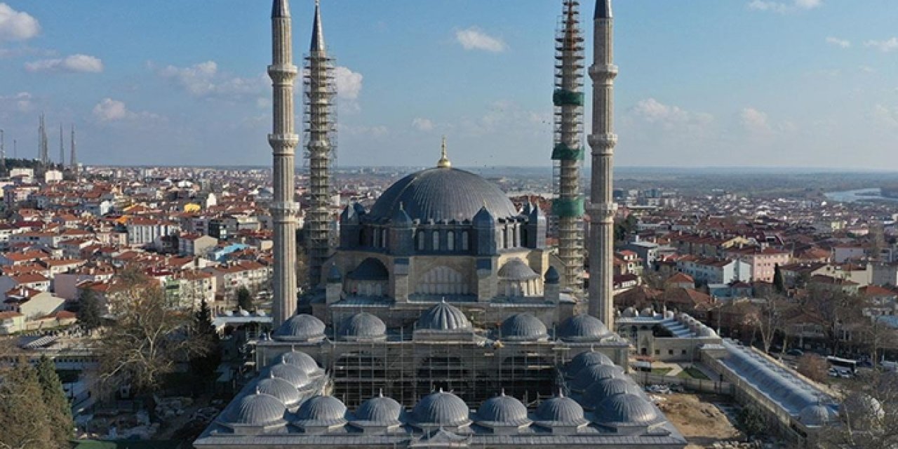 2021’de restorasyona alınan Selimiye Camii’nde sona yaklaşıldı