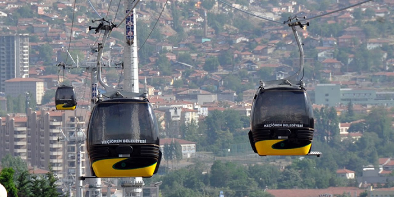 Keçiören Teleferik Hattı 8 aydır kapalı bekliyor