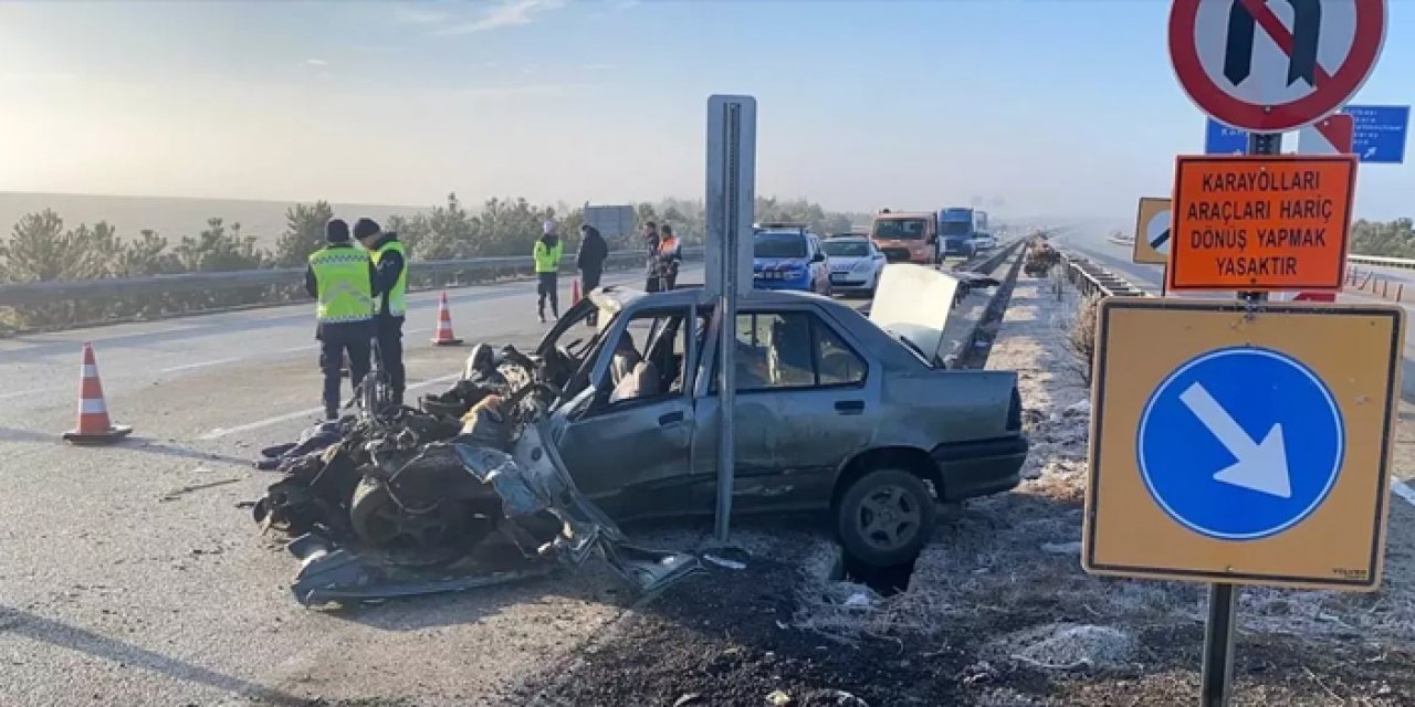 Konya'da Feci Kaza: 1 Ölü, 1 Yaralı