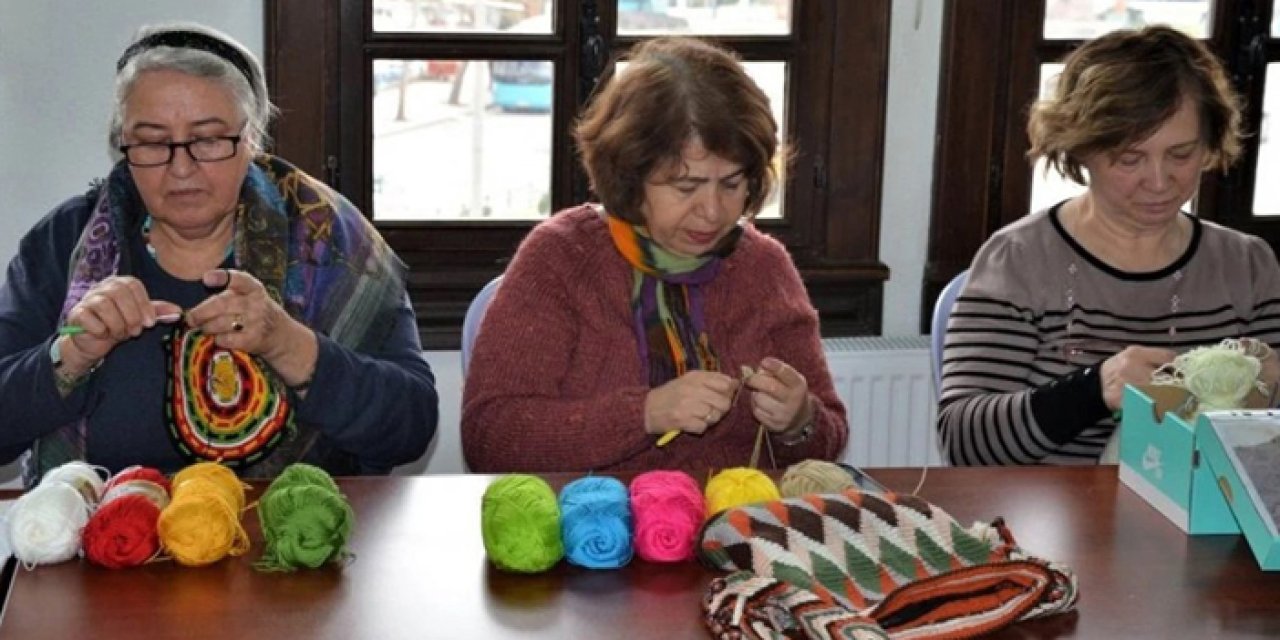 Ankara'da dar gelirli çocuklar için atkı ve bere dikilecek