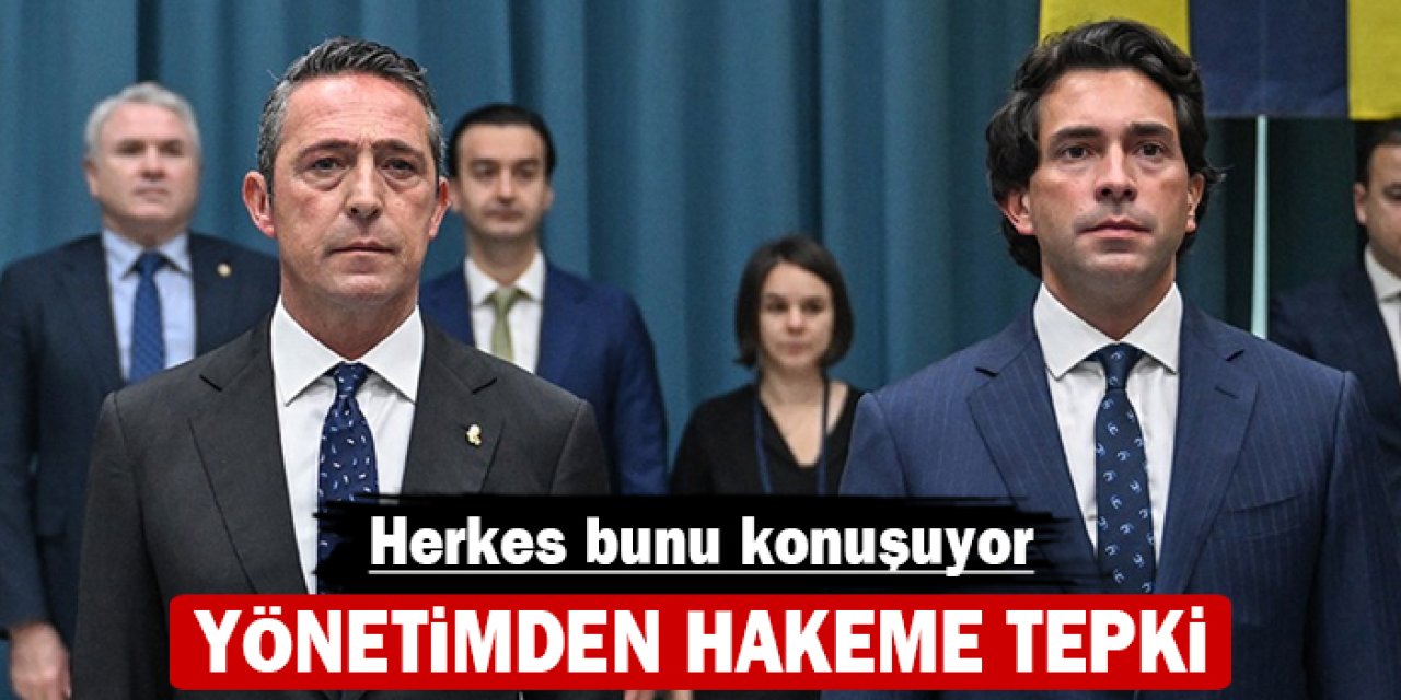 Fenerbahçe'den hakeme tepki