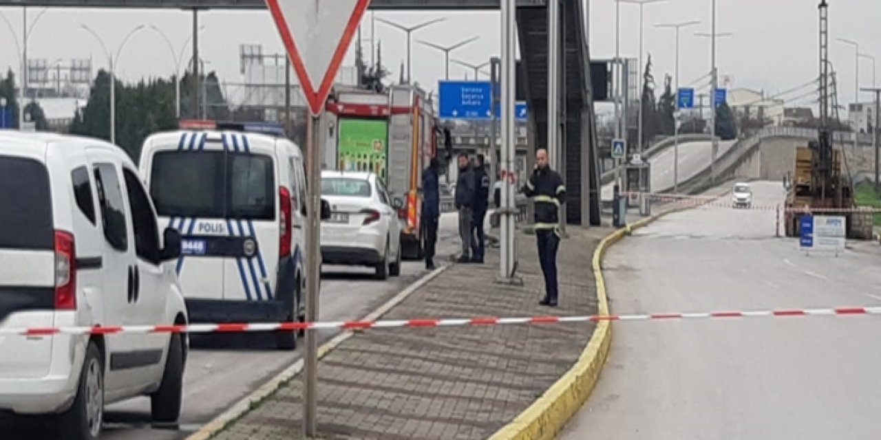 Metro inşaatında doğal gaz borusu delindi