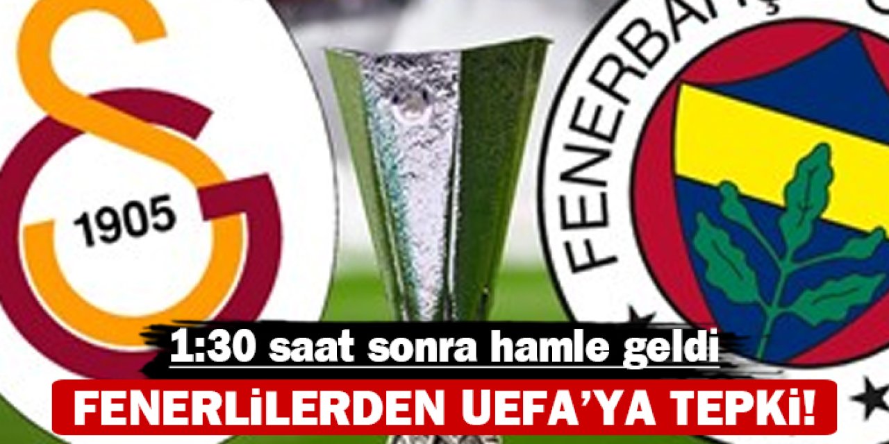 Fenerbahçe taraftarlarından UEFA’ya tepki