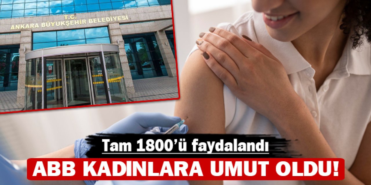 ABB kadınlara umut oldu: Bin 800'ü faydalandı