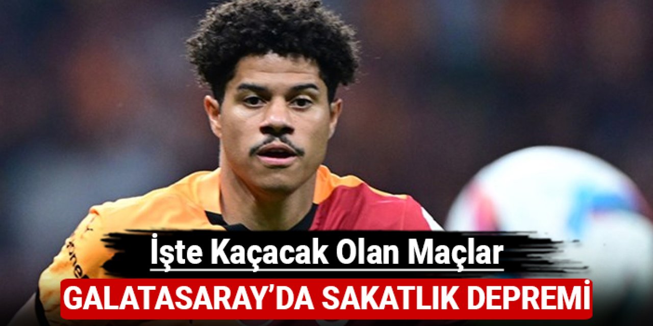 Galatasaray'da sakatlık depremi: İşte kaçacak olan maçlar!