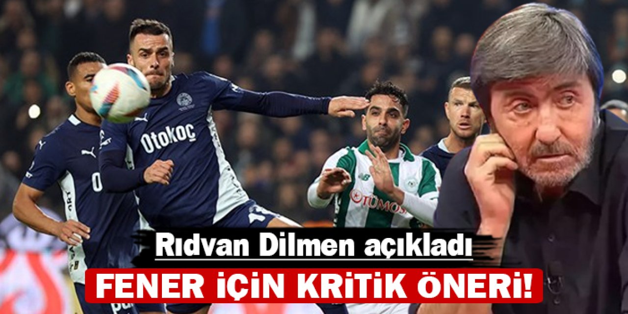 Fener için kritik öneri: Dilmen açıkladı