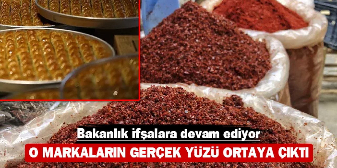 Bakanlık ifşalara devam ediyor: O markaların gerçek yüzü ortaya çıktı