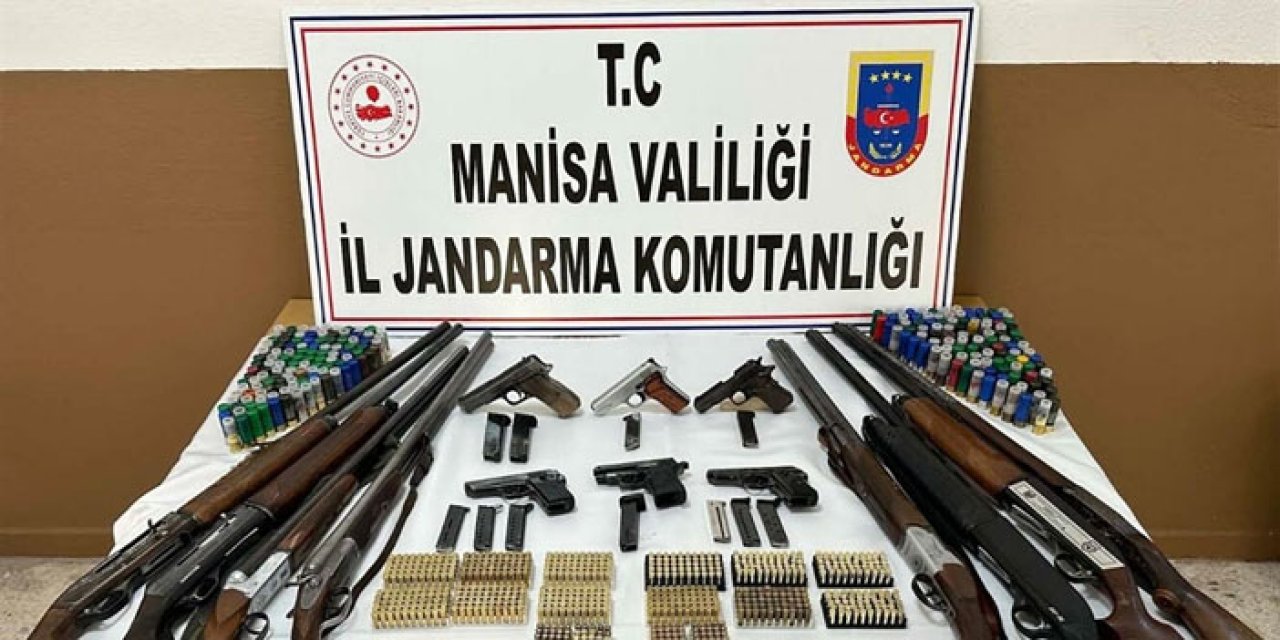 Manisa’da Büyük Silah Operasyonu: 10 Gözaltı