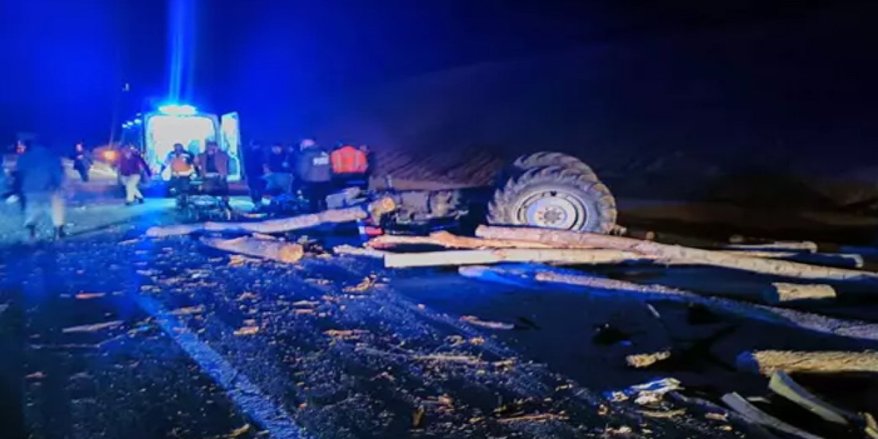 Malatya'da TIR ile traktör çarpıştı: 3 yaralı