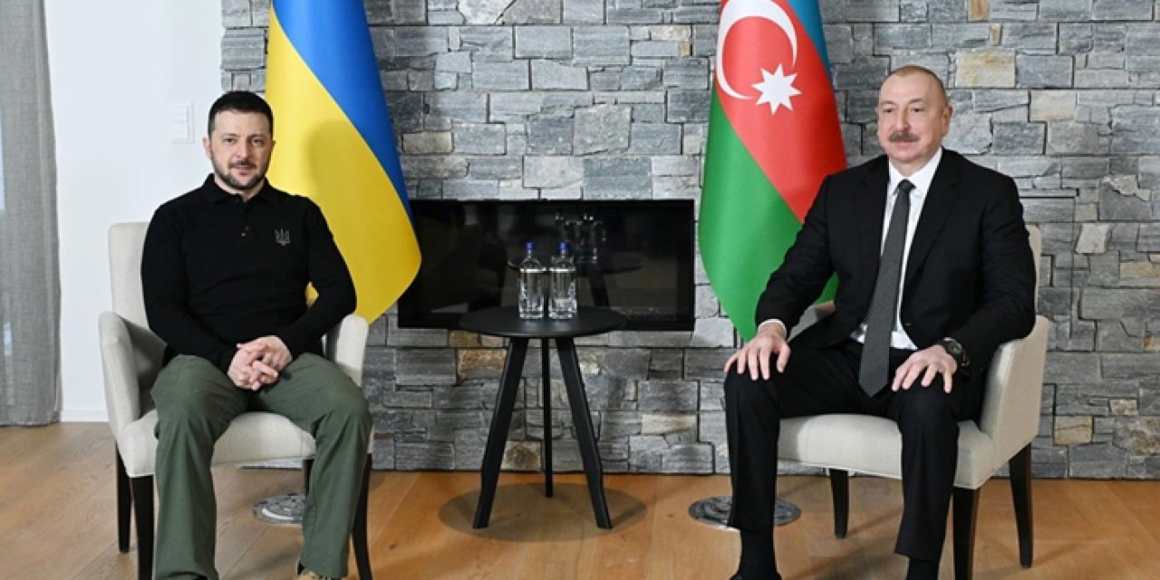 Aliyev ve Zelenskiy Davos’ta bir araya geldi