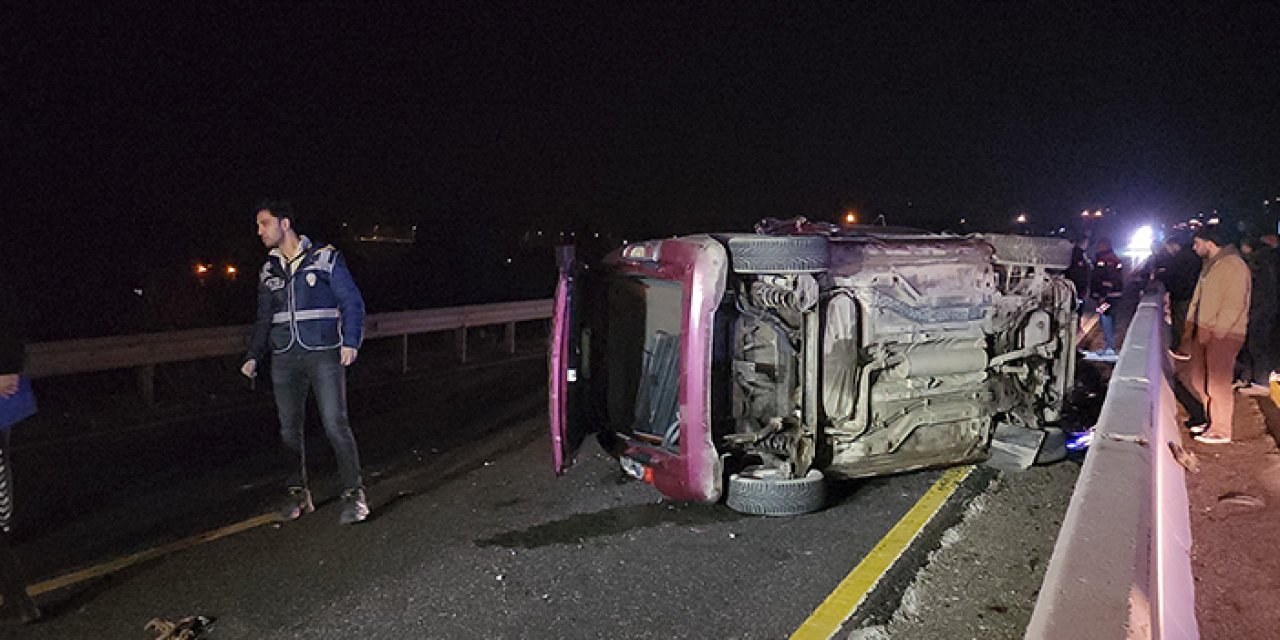 Alkol yine can alıyordu: Düzce'de korkutan kaza