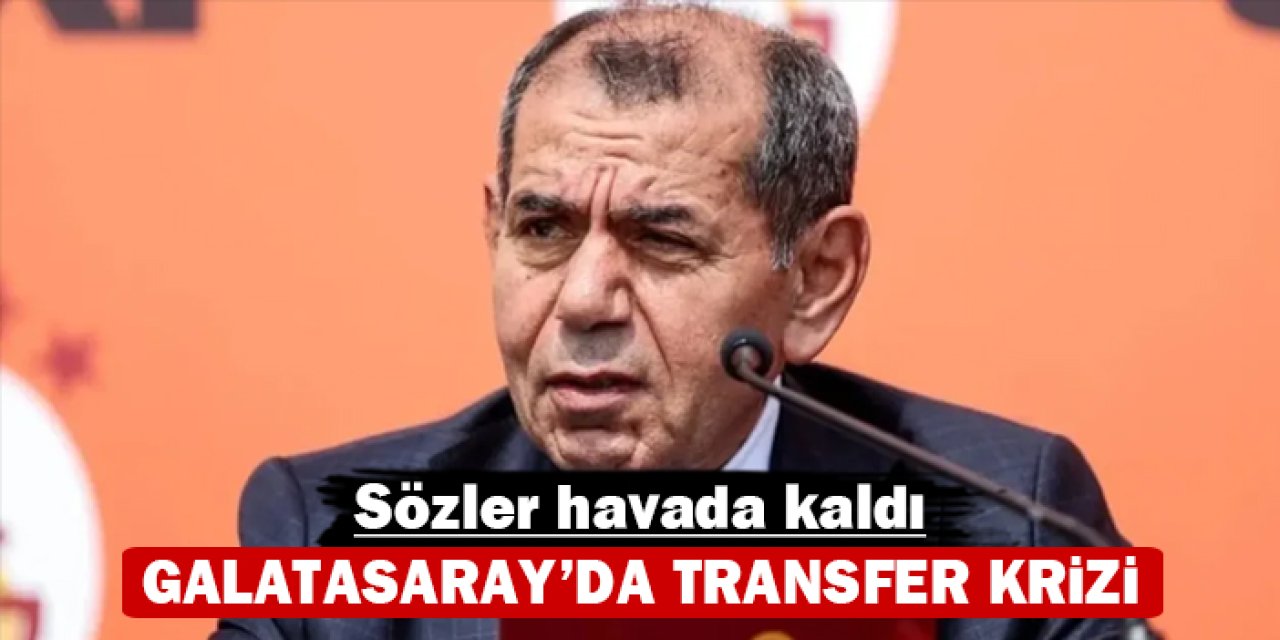 Galatasaray'da transfer krizi: Sözler havada kaldı