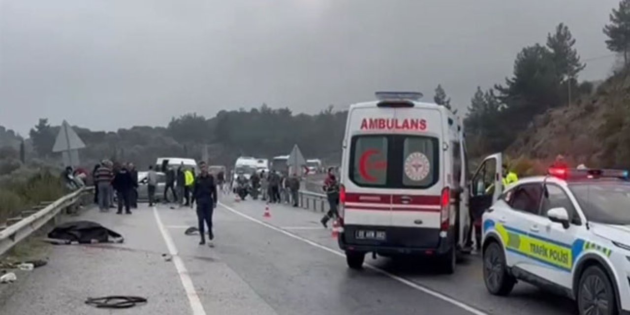 Söke-Kuşadası Yolunda Feci Kaza: 1 Ölü, 2 Yaralı