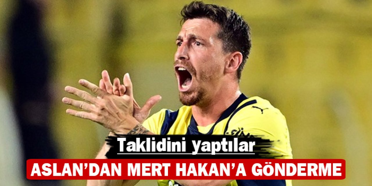 Galatasaray'dan Mert Hakan'a gönderme: Taklidini yaptılar