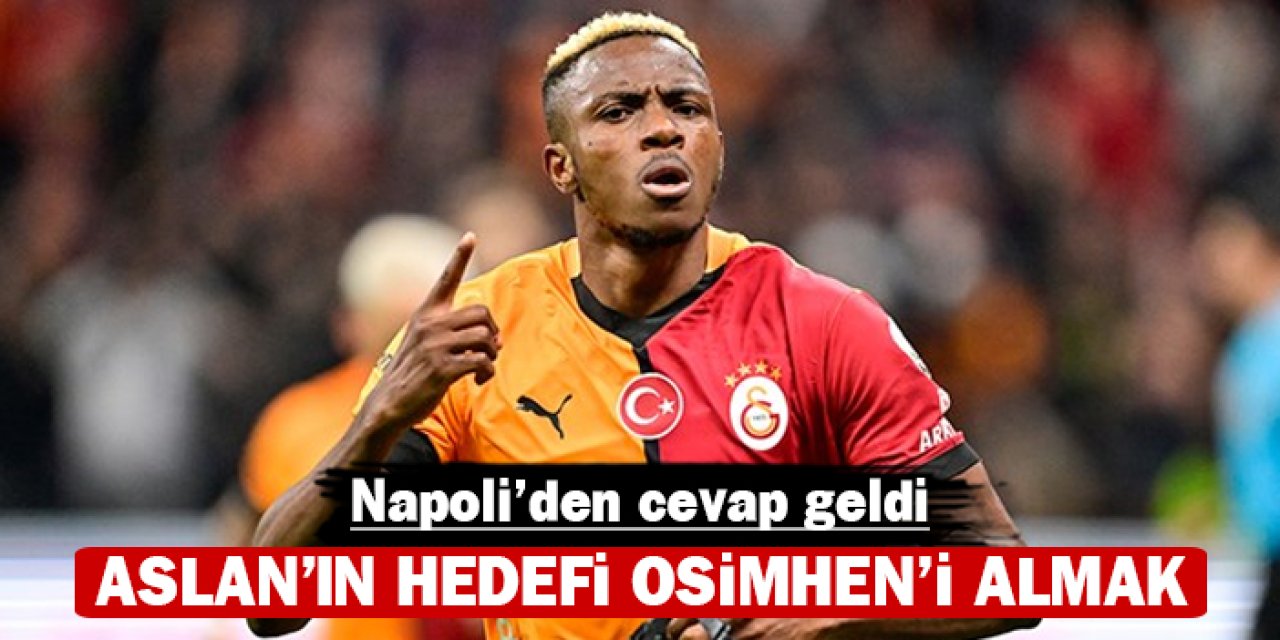 Galatasaray Osimhen için Napoli’ye teklif yaptı: Ne cevap geldi?