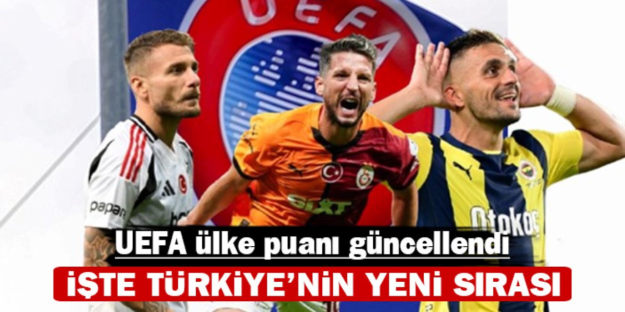 UEFA ülke puanı güncellendi: Türkiye 10. sırada