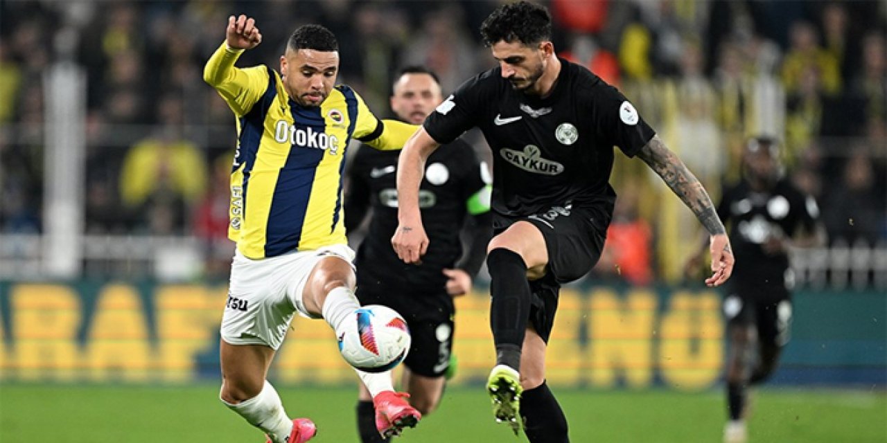 Fenerbahçe, Çaykur Rizespor'u 3-2 mağlup etti