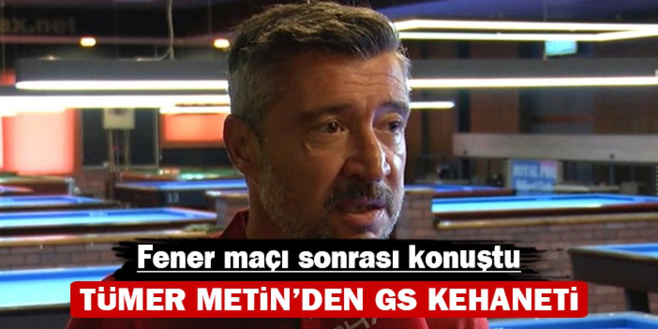 Tümer Metin'den çok konuşulacak sözler: Fener maçı sonrası açıkladı