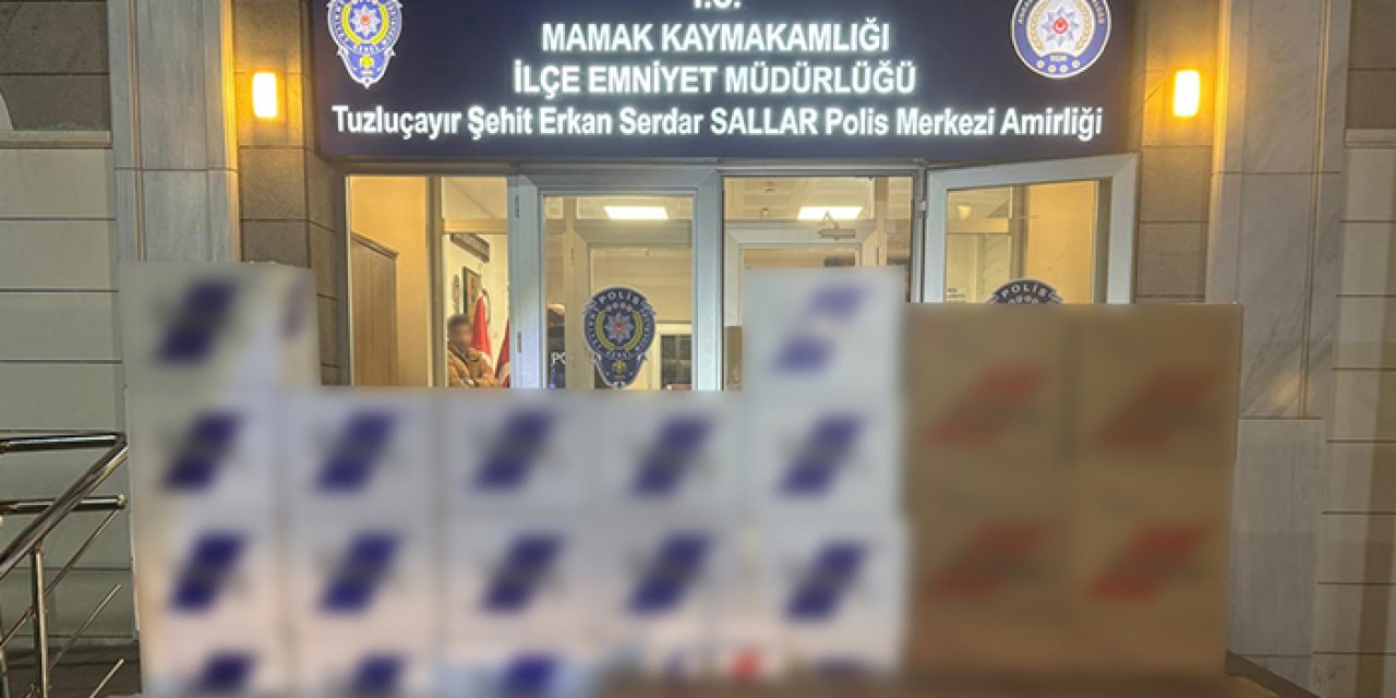 Ankara'da 300 bin makaron ele geçirildi