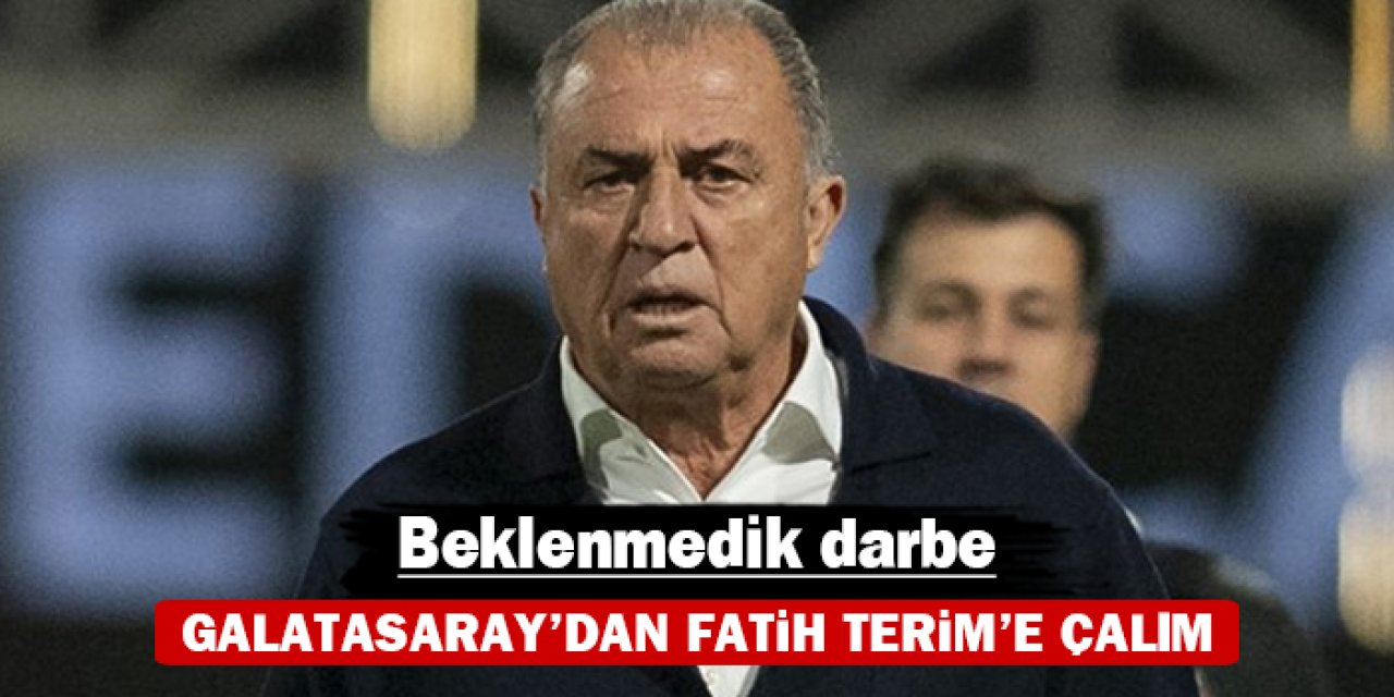 Galatasaray'dan Fatih Terim'e çalım: Beklenmedik darbe