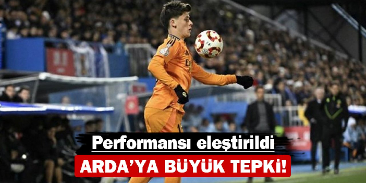 Arda Güler'e büyük tepki: Performansı eleştirildi