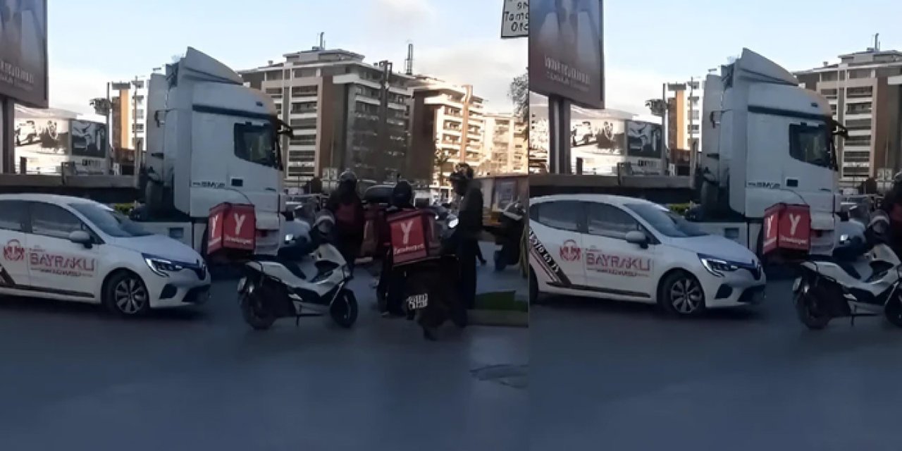 Bayraklı'da trafik kazası: 1 kişi yaralandı!