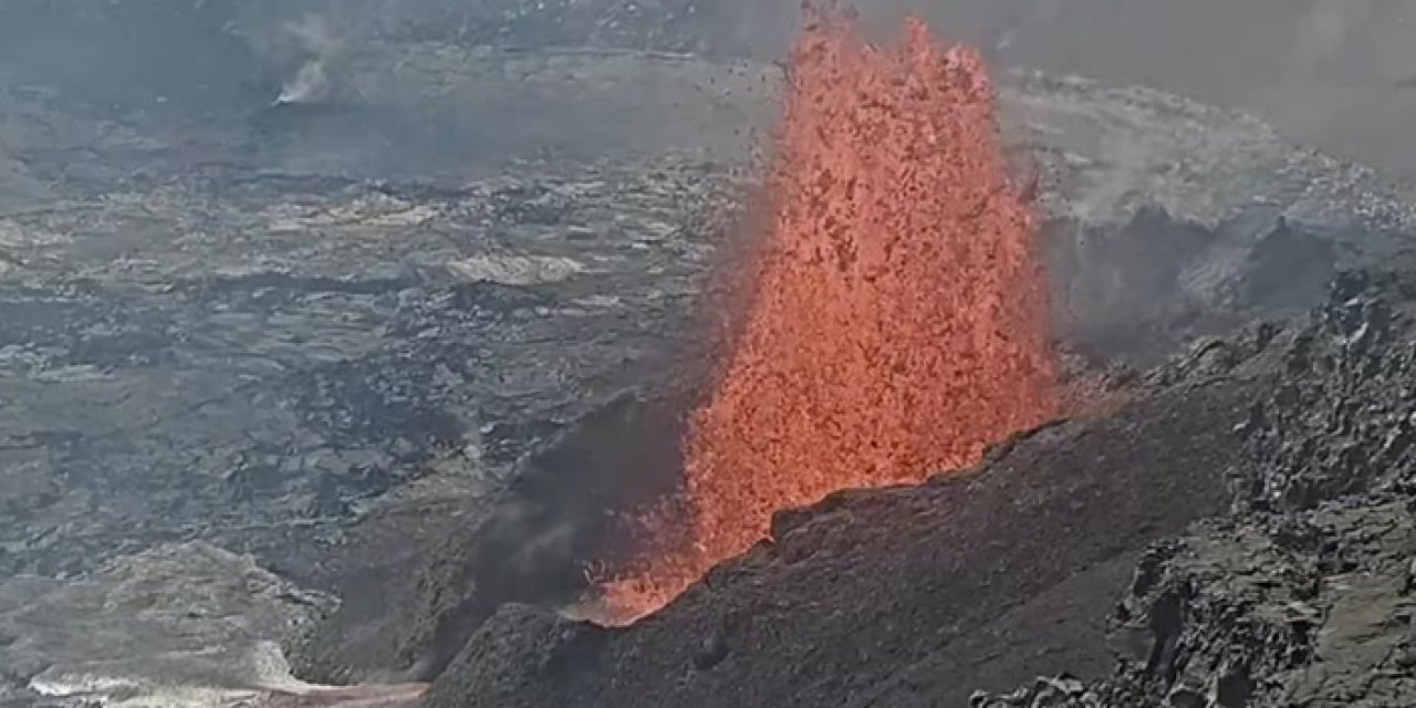 Kilauea Yanardağı tekrar alevlendi